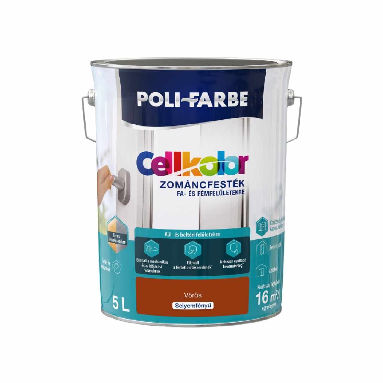 CELLKOLOR SF. ZOMÁNC  VÖRÖS  5L