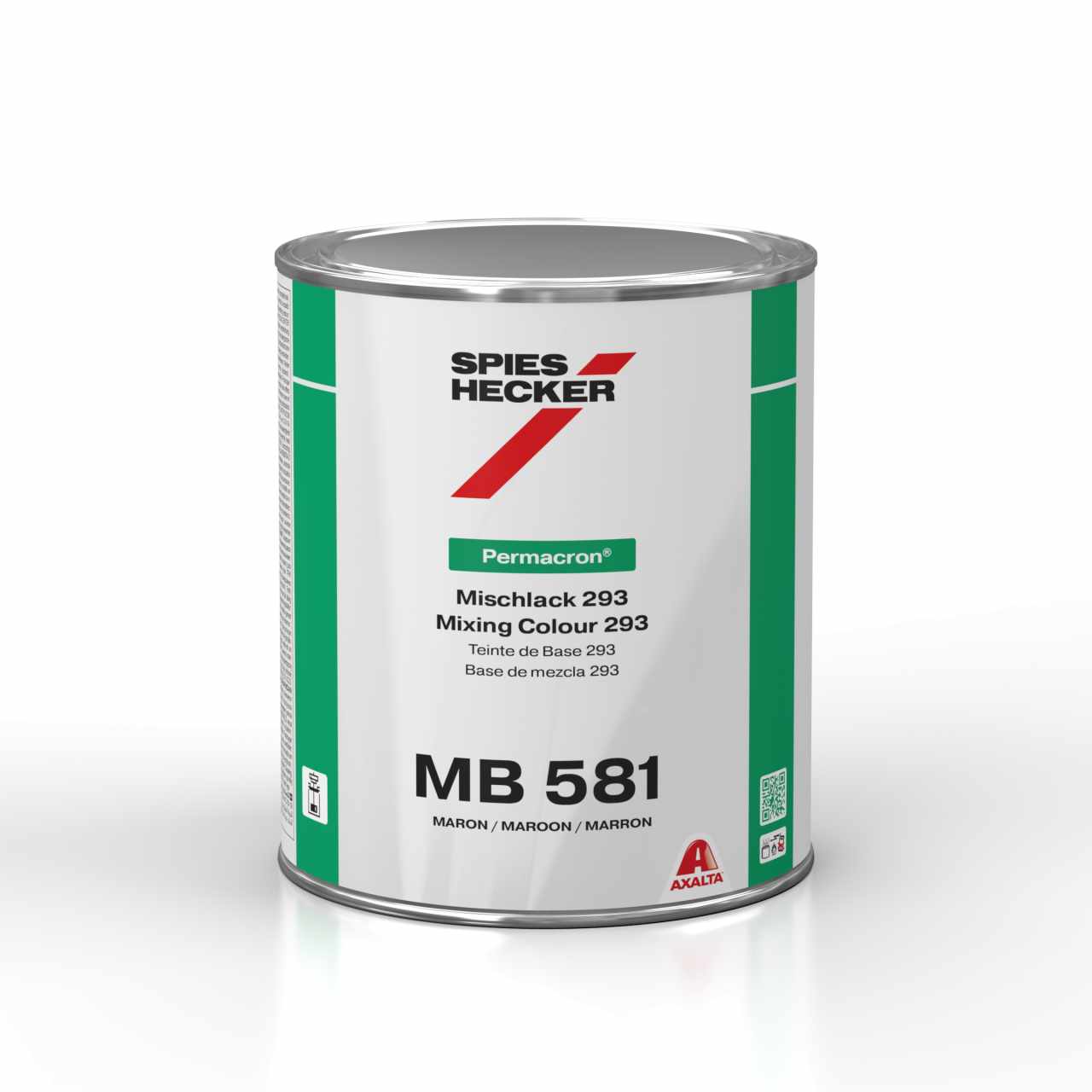 PERMACRON MIX.COL. S. 293 MB 581 MAROON 1.0L