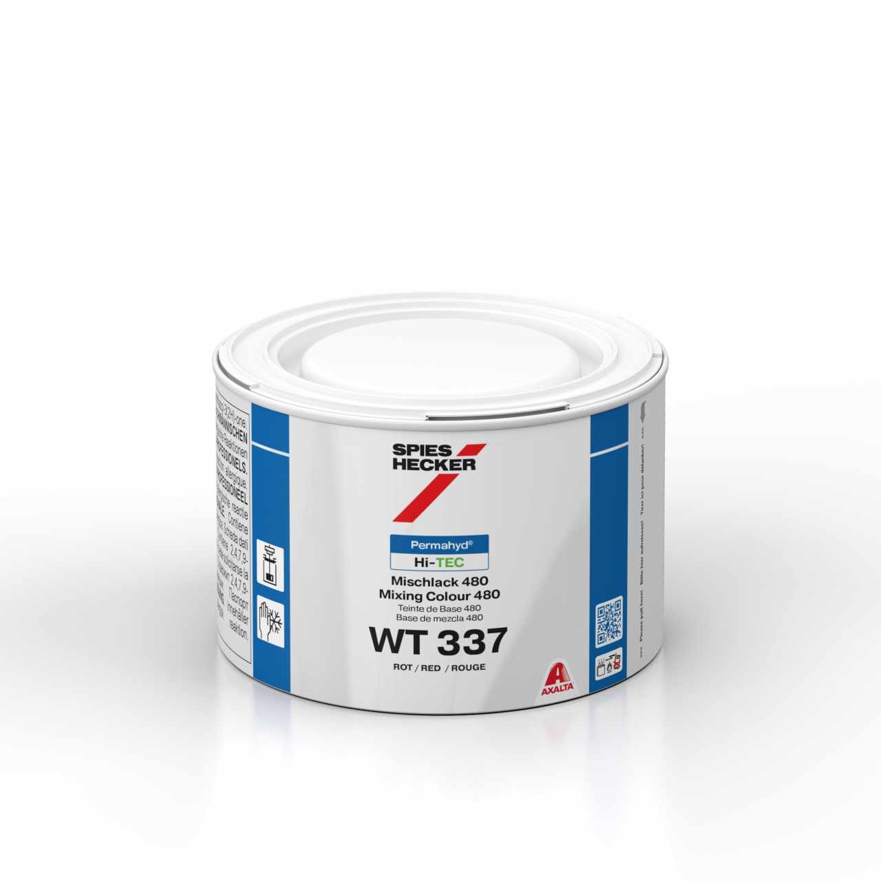 PERMAHYD HI-TEC 480 WT337 RED 0.5L