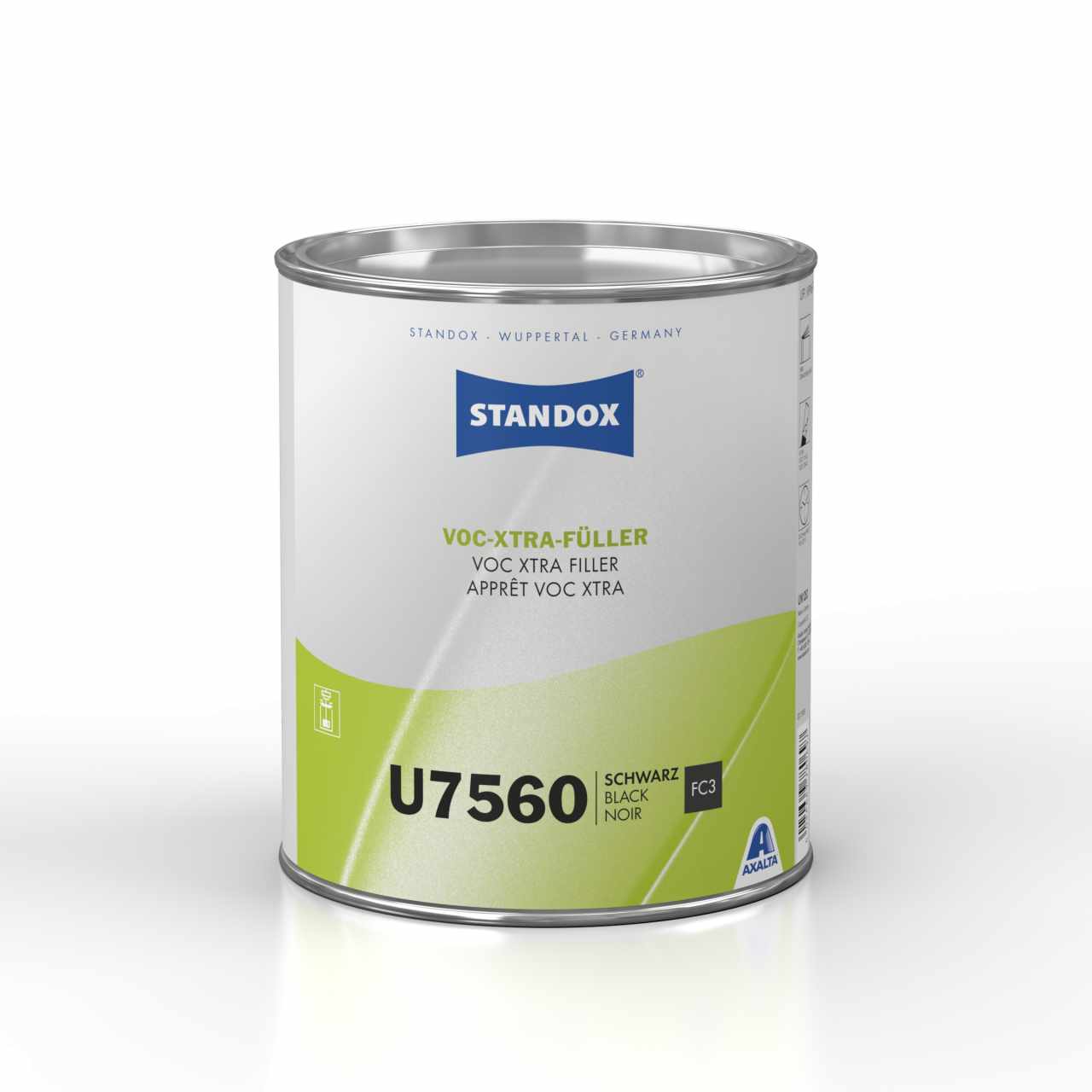 STANDOX VOC XTRA FILLER U7560 BLACK 3.5L