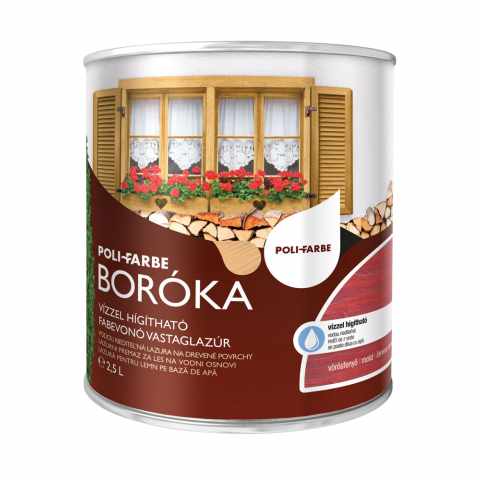 BORÓKA LAZÚR VÖRÖSFENYŐ 2,5L