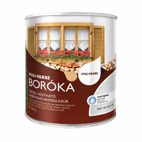 BORÓKA LAZÚR FEHÉR 2,5L