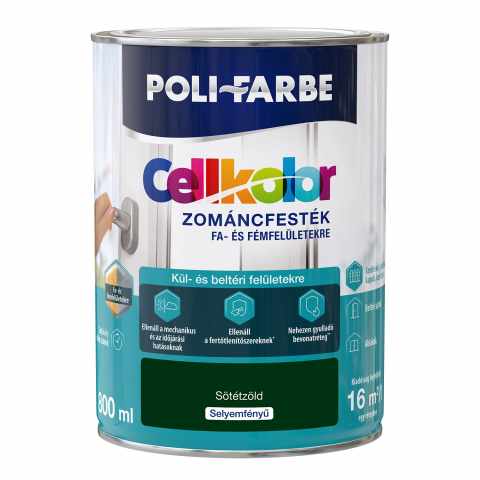 CELLKOLOR SF. ZOMÁNC SÖTÉT ZÖLD 0,8L