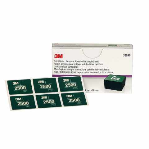 3M 33899 264L Pontjavító téglalap 37x28mm, P2500, 60db/doboz