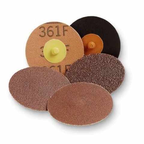 3M 22403 Roloc 361F gyorscsatlakozós csiszolóvászon korong, P120, 50mm, fehér
