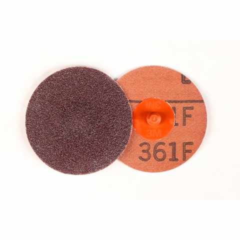 3M 22400 Roloc 361F gyorscsatlakozós csiszolóvászon korong, P60, 50mm, narancssárga