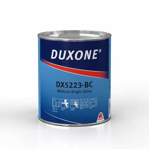 DUXONE DX5223 BASECOAT MEDIUM BRIGHT SILVER 3.5L