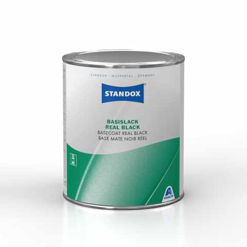 STANDOX BASECOAT REAL BLACK 1.0L