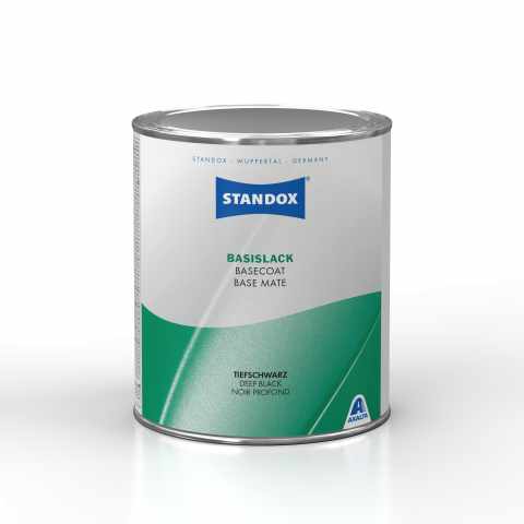 STANDOX BASECOAT DEEP BLACK (TIEFSCHWARZ) 1.0L