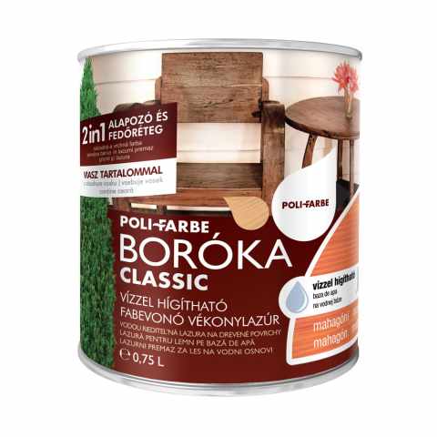 BORÓKA CLASSIC VÉKONYLAZÚR MAHAGÓNI 0,75L