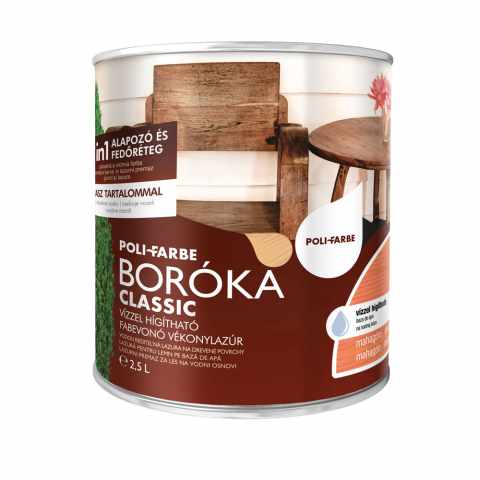 BORÓKA CLASSIC VÉKONYLAZÚR MAHAGÓNI 2,5L