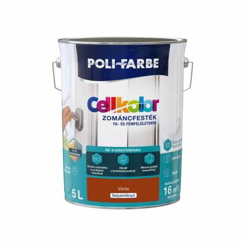 CELLKOLOR SF. ZOMÁNC VÖRÖS 5L