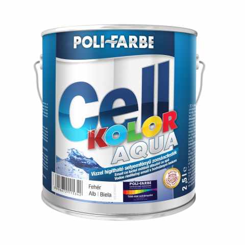 CELLKOLOR AQUA SF. ZOMÁNC FEHÉR 2,5L