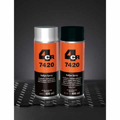 4CR 7420 Rallye spray fényes fehér 400ml