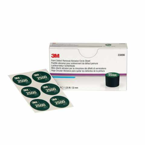 3M 33898 264L Pontjavító bélyeg D32mm, P2500, 60db/doboz