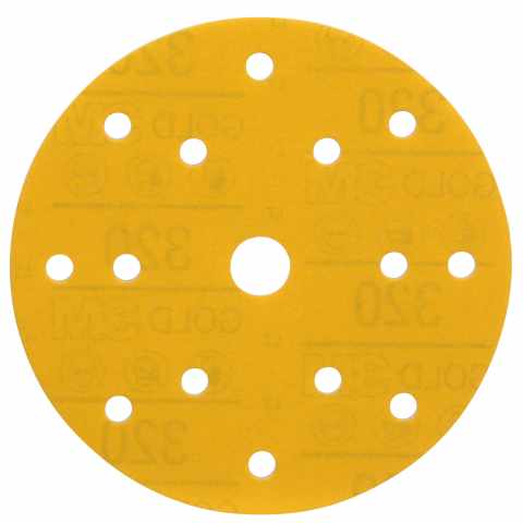 3M 51547 Hookit Gold csiszolókorong 288U P180 D150 15ly