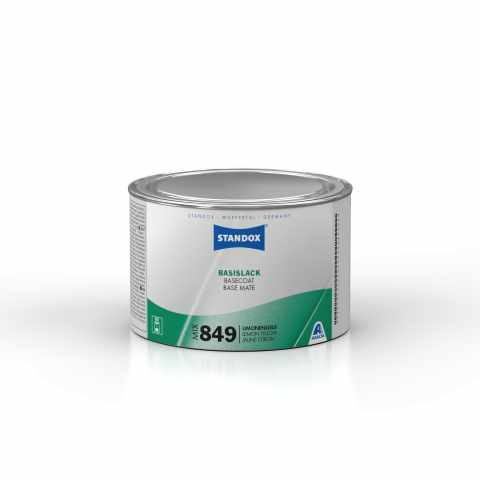 STANDOX BASECOAT MIX 849 LEMON YELLOW 0.5L