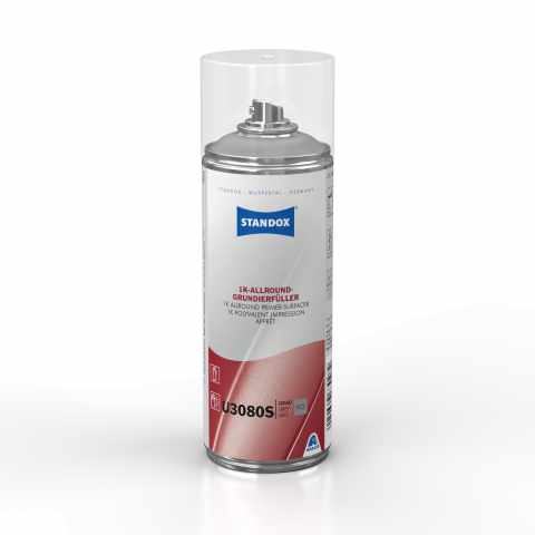 STANDOX 1K ALLROUND PRIMER SURFACER U3080S GREY SPRAY 0.4L