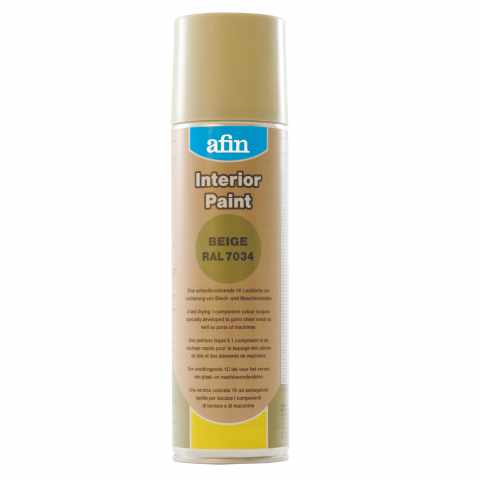 AFIN Interior Finish Paint Beige, sárga 500ml spray RAL 7034