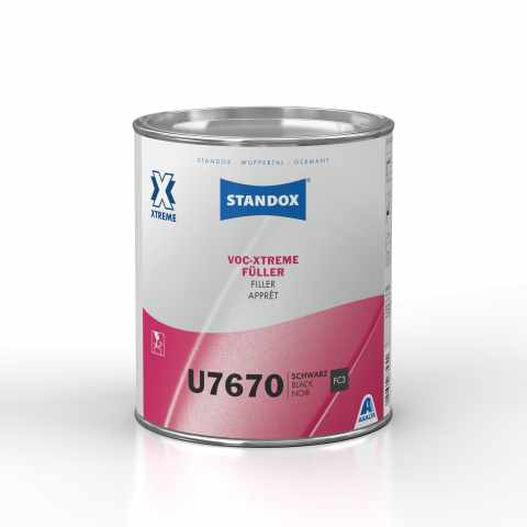 STANDOX VOC XTREME FILLER U7670 FC3 BLACK 3.5L