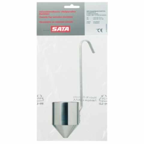 SATA DIN4 viszkozitásmérő alu 9852