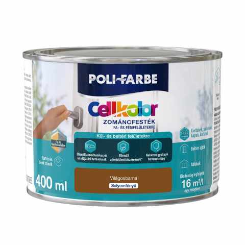 CELLKOLOR SF. ZOMÁNC FEKETE  0,4L