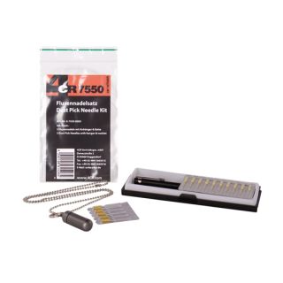 4CR 7550 Szöszeltávolító tűkészlet szett 5 darabos + tartó