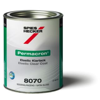 PERMACRON ELASTIC CLEAR COAT 8070 SATIN GLOSS 1.0L