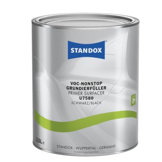 STANDOX VOC NONSTOP PRIMER SURFACER U7580 BLACK 3.5L