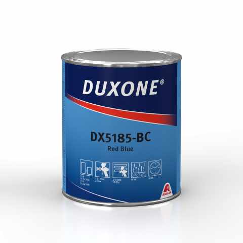 DUXONE DX5185 BASECOAT RED BLUE 1.0L