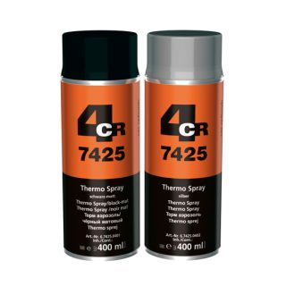 4CR 7425 Hőálló fekete spray 400ml