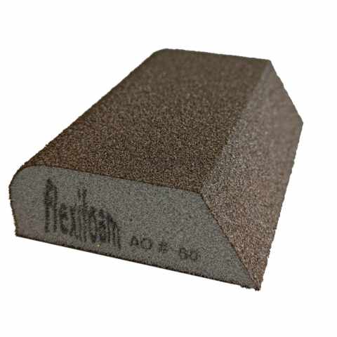 Flexifoam A1/2R, 4 oldalas profil csiszolóhasáb 98 x 69 x 26mm P120-P150 A0060