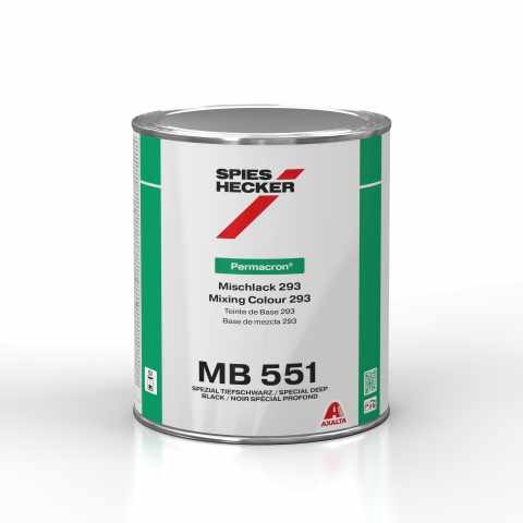 PERMACRON MIX.COL. S. 293 MB 551 SPECIAL DEEP BLACK 1.0L
