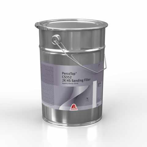PERCOTOP CS352 2K HS SANDING FILLER LIGHT GREY 8.0L
