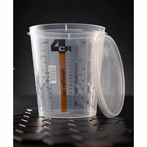 4CR 7700 ÚJ Keverőedény skálázott 750ml, 200db/doboz