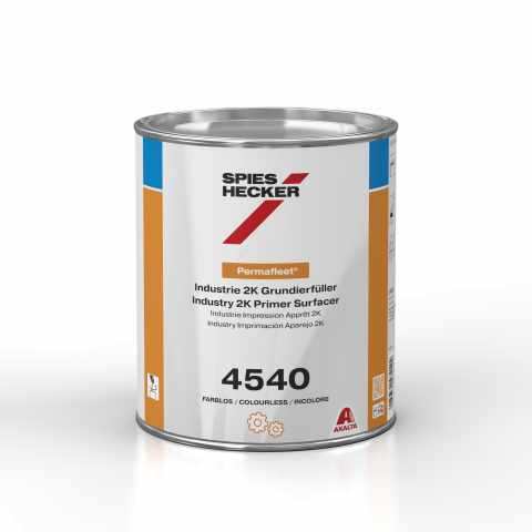 PERMAFLEET INDUSTRY 2K PRIMER SURFACER 4540 COLORLESS 3.5L
