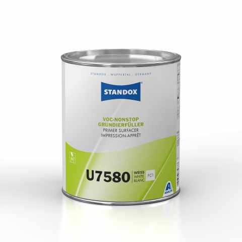 STANDOX VOC NONSTOP PRIMER SURFACER U7580 WHITE 3.5L