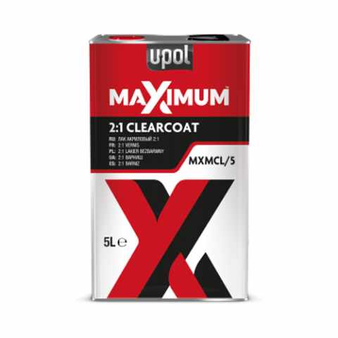 U-POL MXMCL/5 MAXIMUM HS CLEARCOAT (2:1) 5.0L